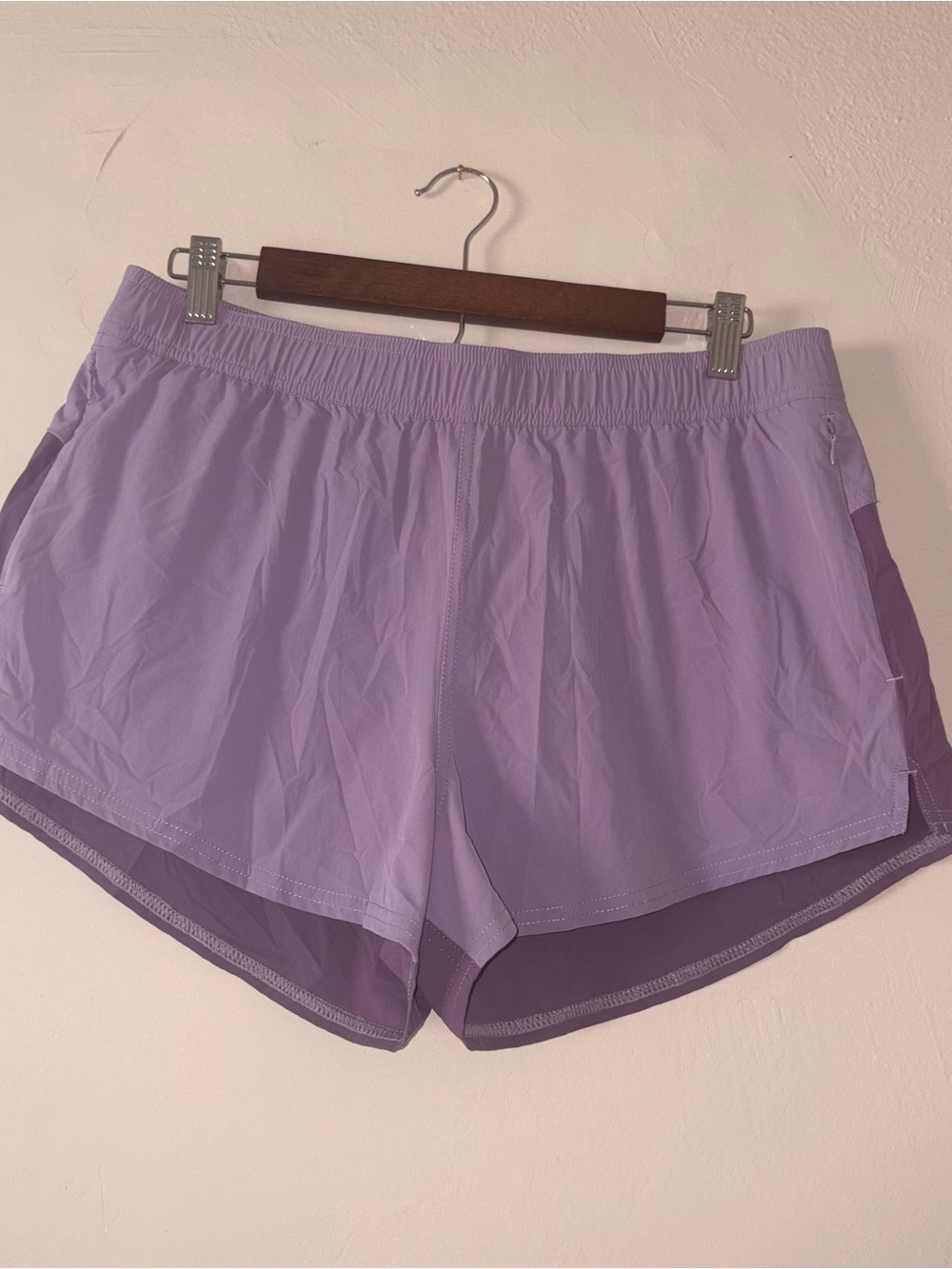 Fair Harbor purple colorblock athletic shorts L - Picture 1 of 3